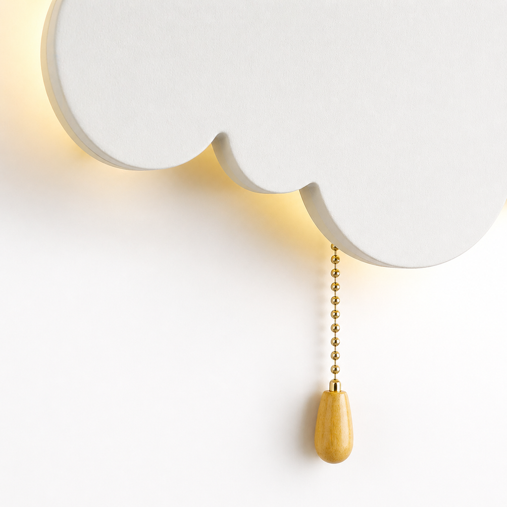 Lampe de chevet murale nuage enfant