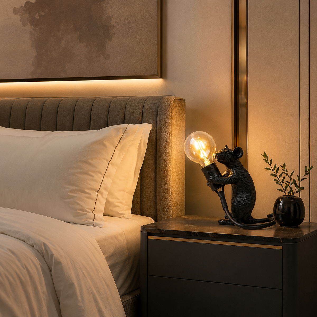 Lampe de chevet souris