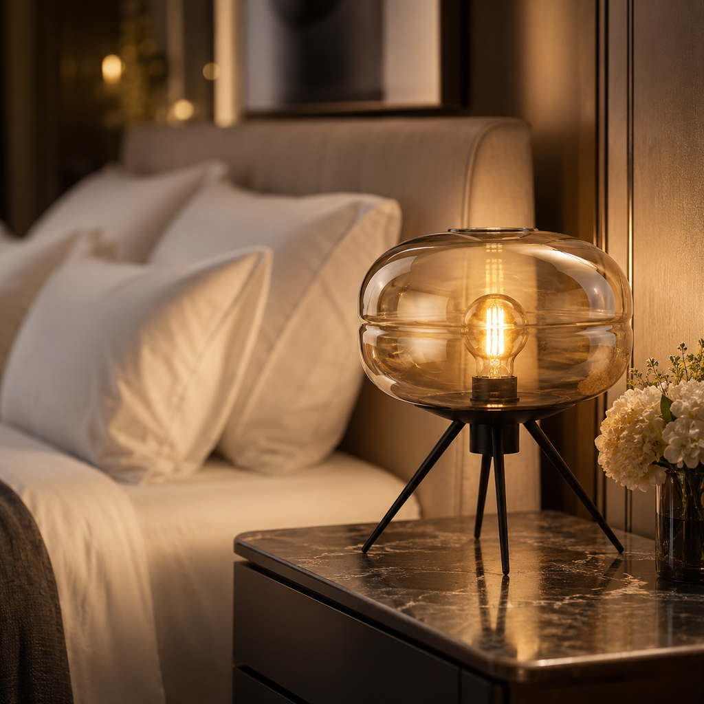 Lampe de chevet design art moderne