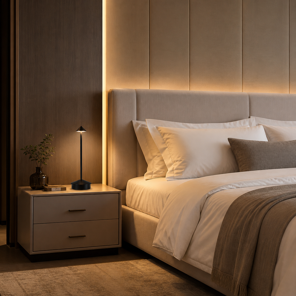 Lampe de chevet rechargeable moderne