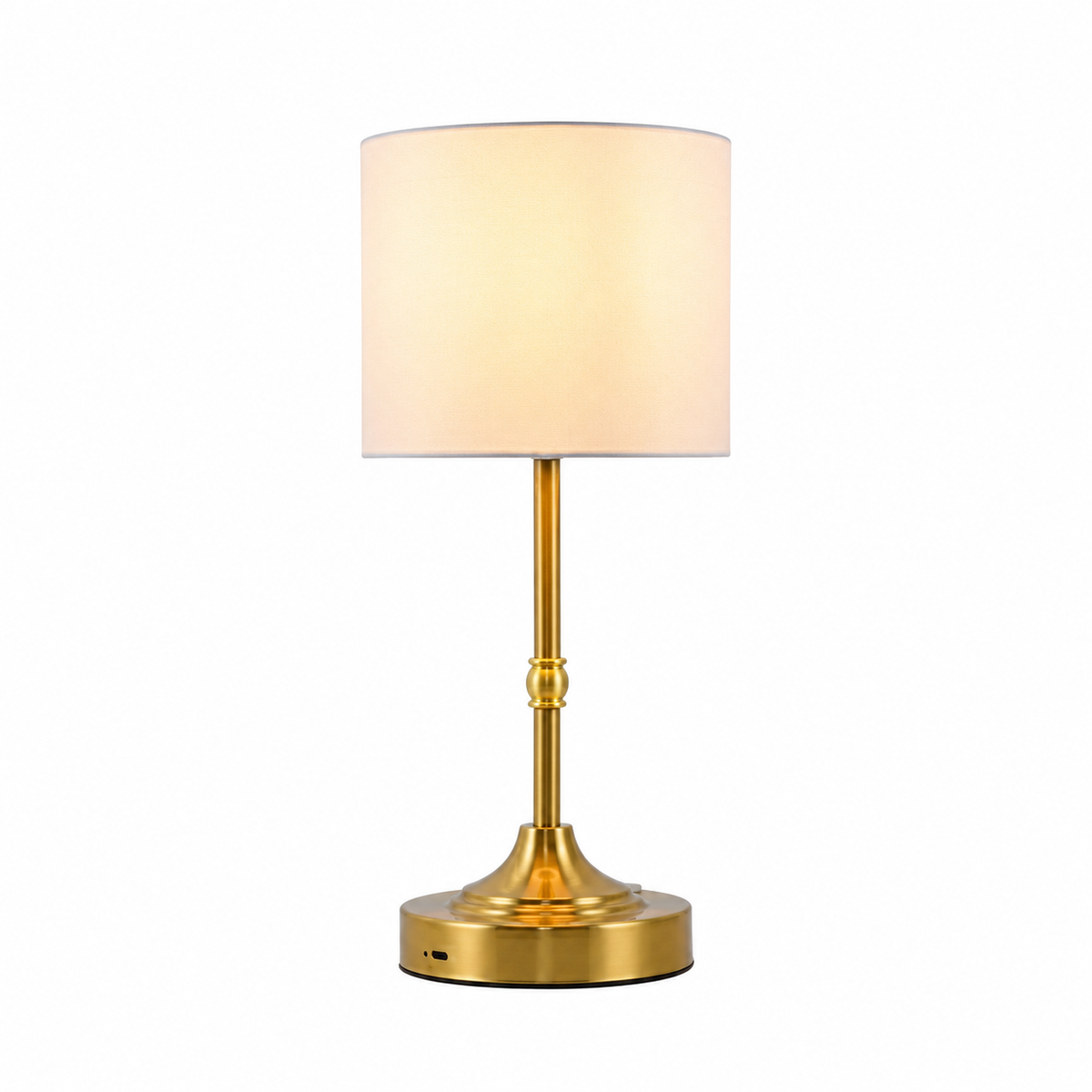 Lampe de chevet classique dorée