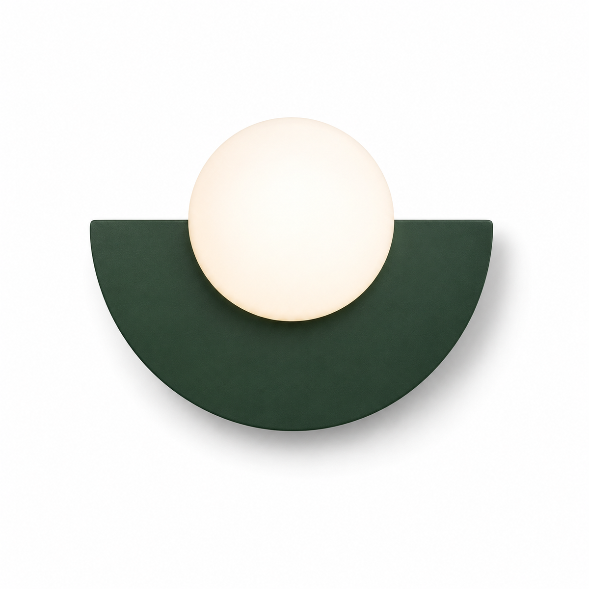 Lampe de chevet demi cercle colorée