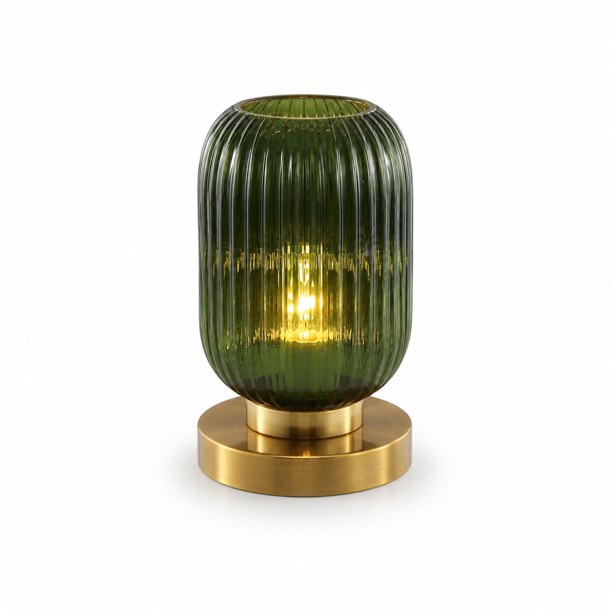 Lampe de chevet design en verre