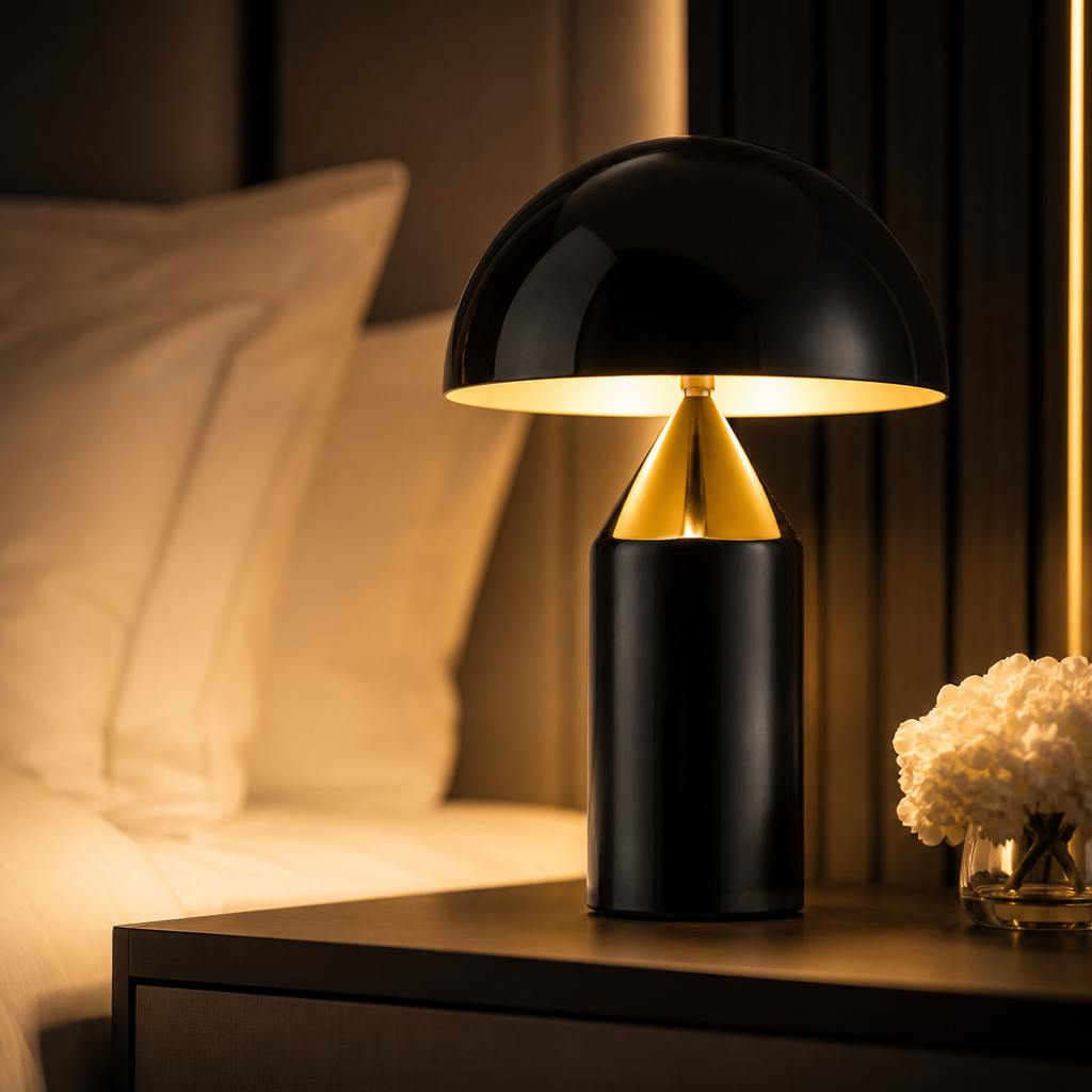 Lampe de chevet haut de gamme design champignon
