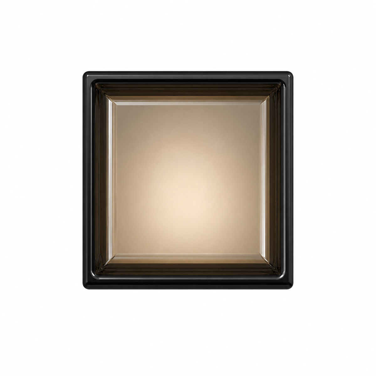 Lampe de chevet murale en verre colorée carré