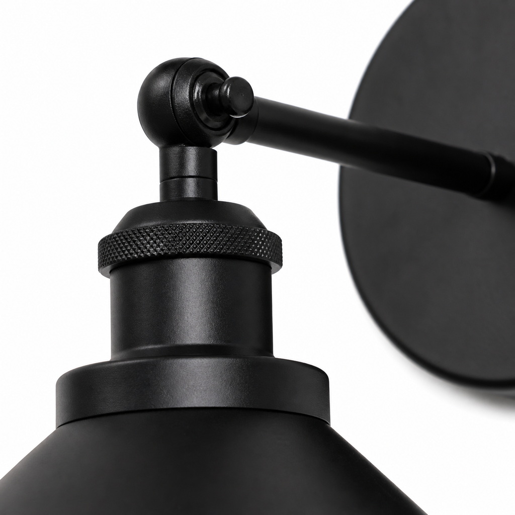 Lampe de chevet murale retro ajustable