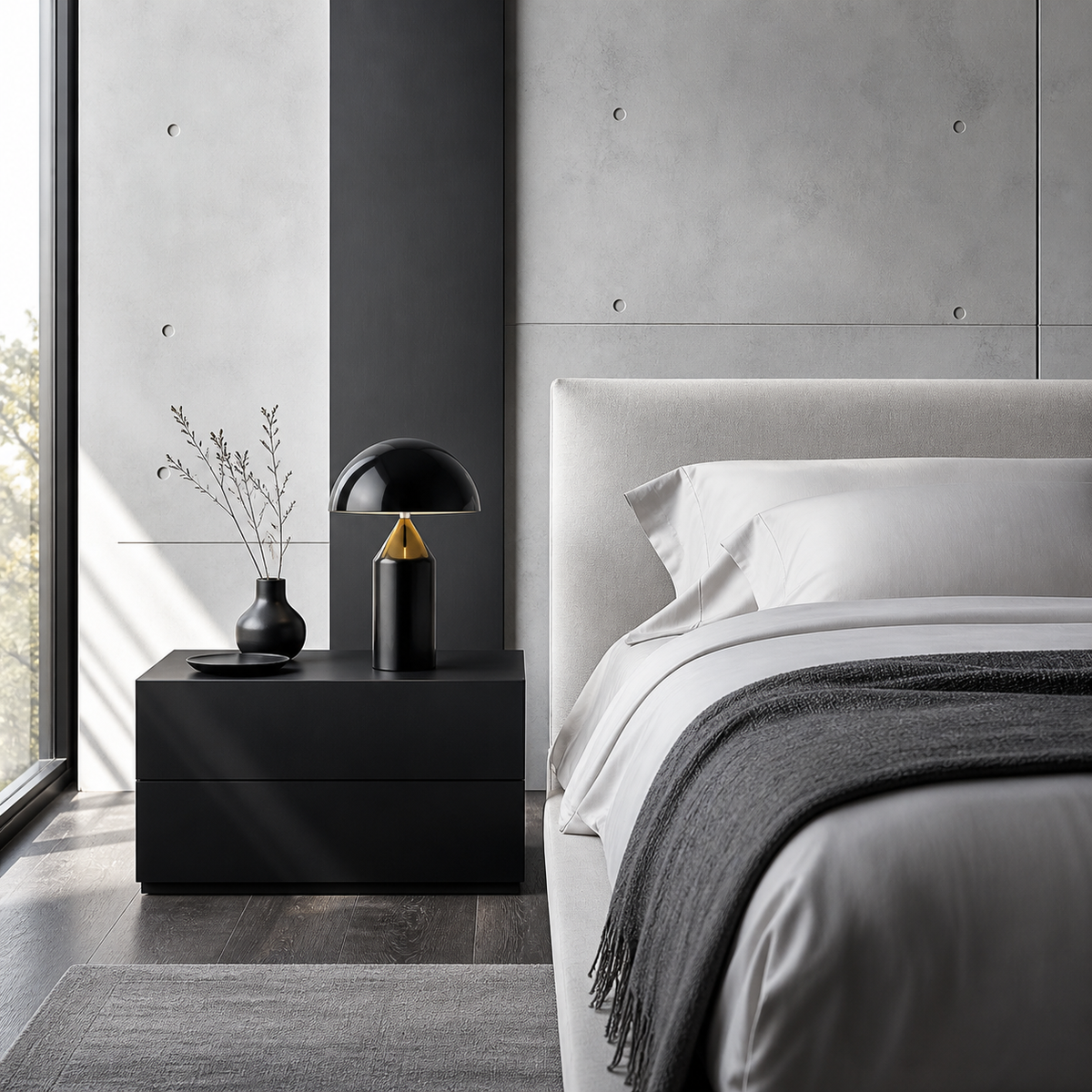 Lampe de chevet haut de gamme design champignon
