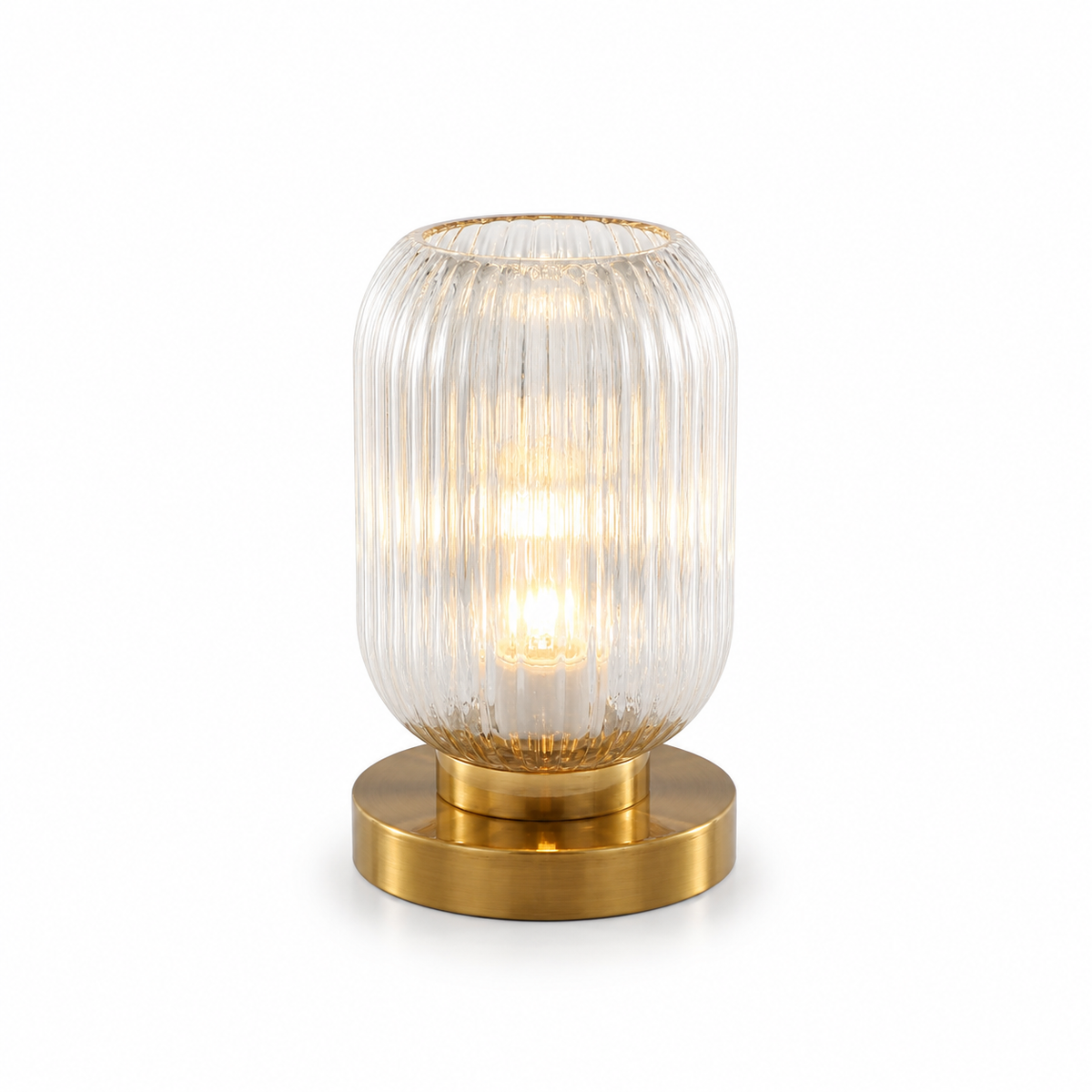 Lampe de chevet design en verre