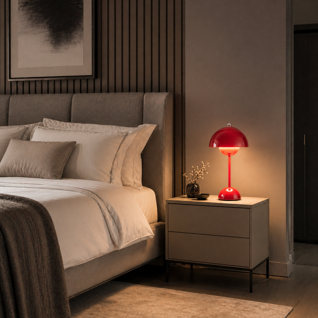 Lampe de chevet sans fil scandinave