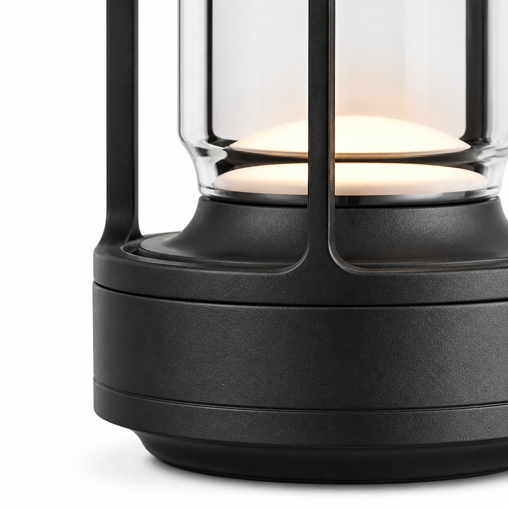 Lampe de chevet lanterne industriel