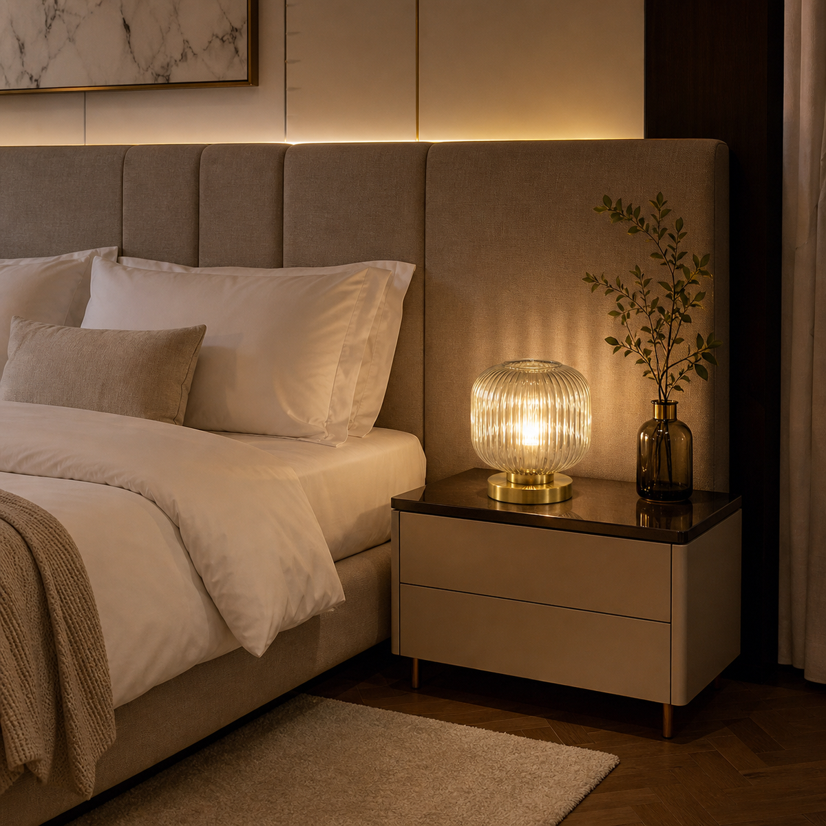 Lampe de chevet design industriel