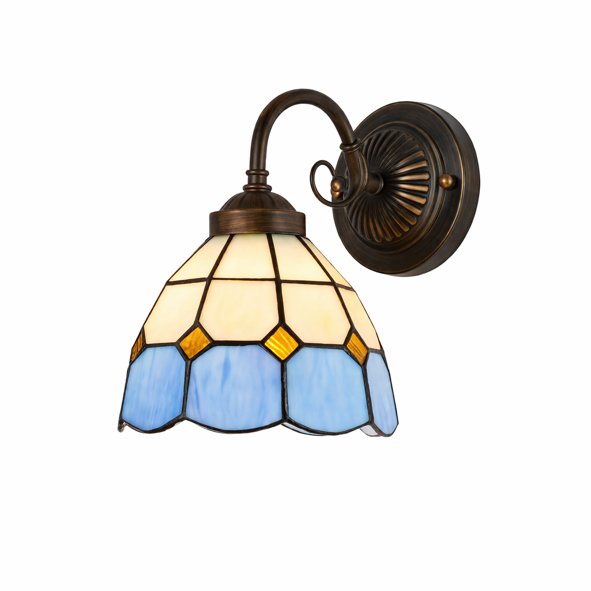 Lampe de chevet vintage colorée