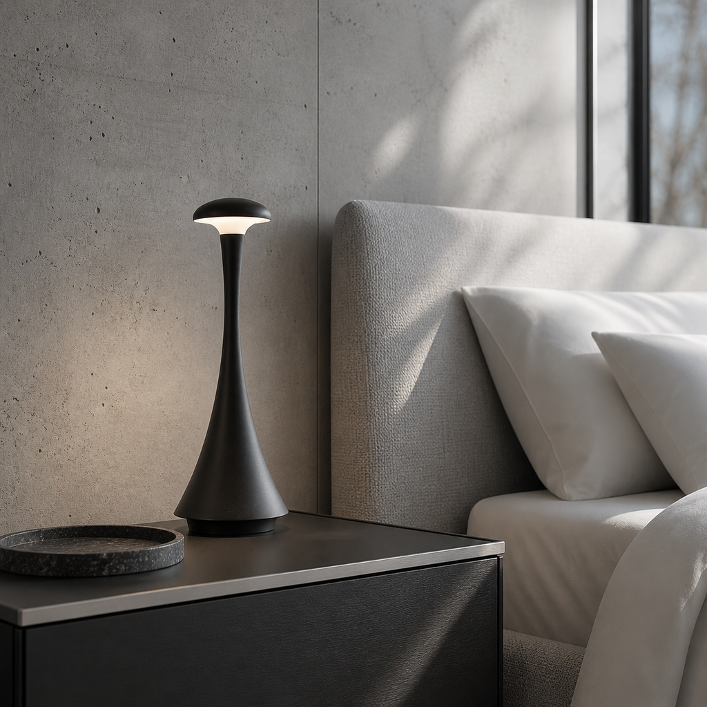Lampe de chevet champignon sans fil