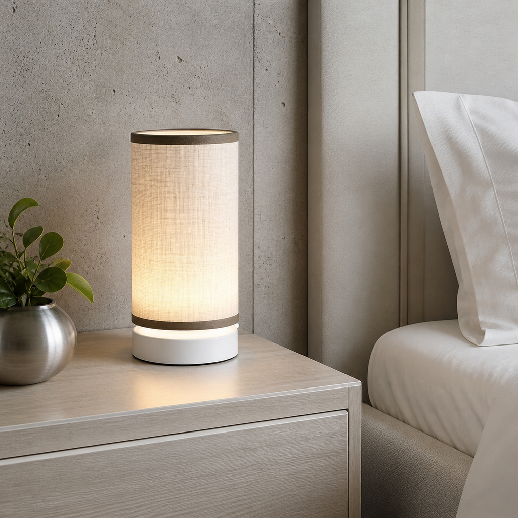 Lampe de chevet scandinave metal