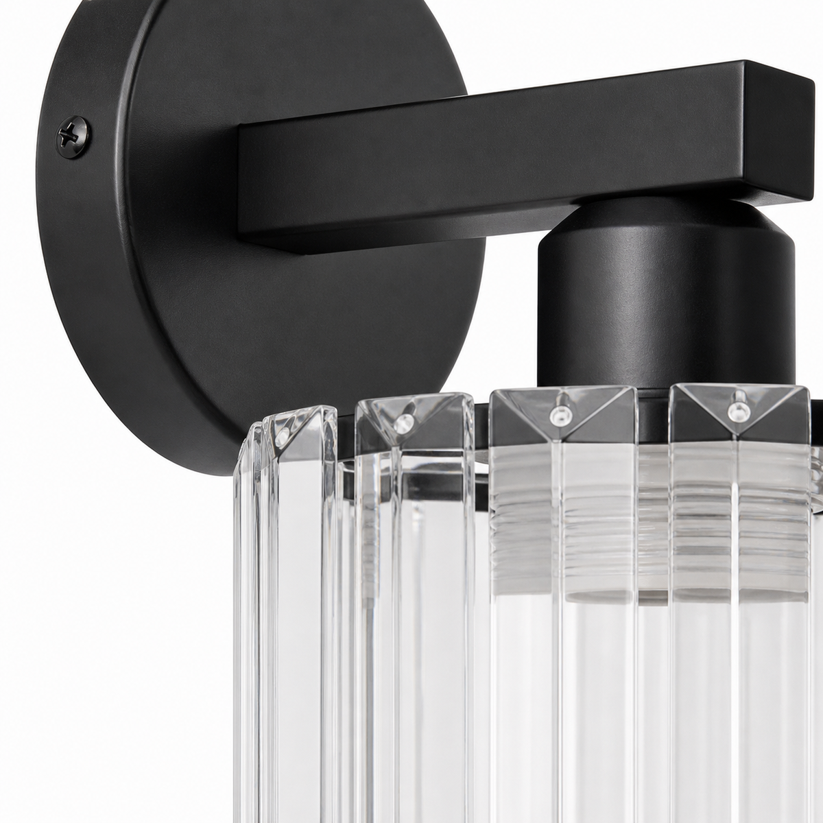 Lampe de chevet murale design verre