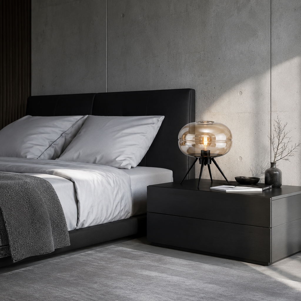 Lampe de chevet design art moderne