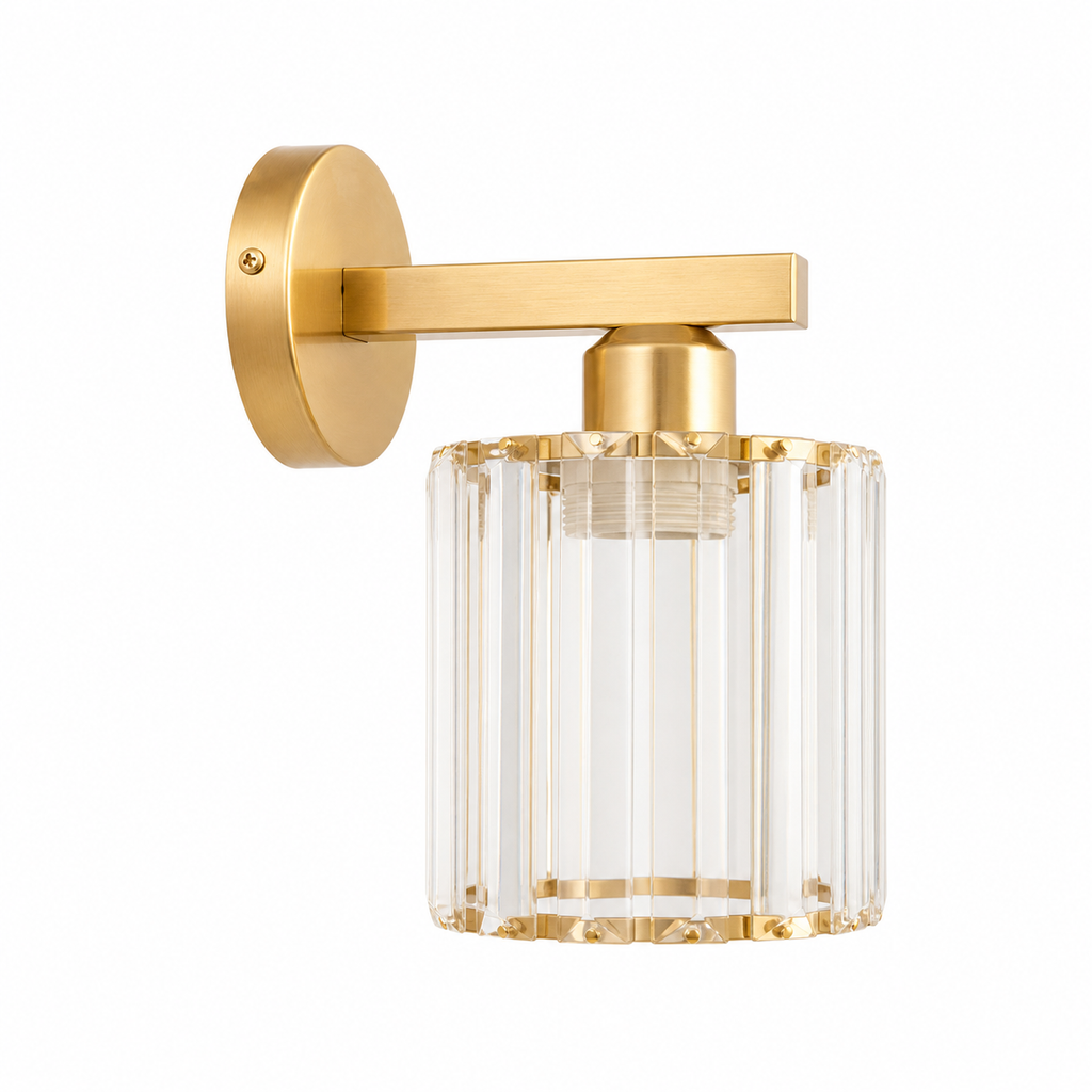 Lampe de chevet murale design verre