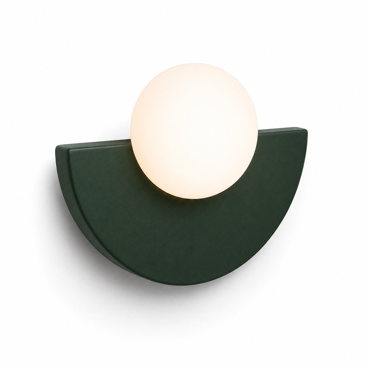 Lampe de chevet demi cercle colorée