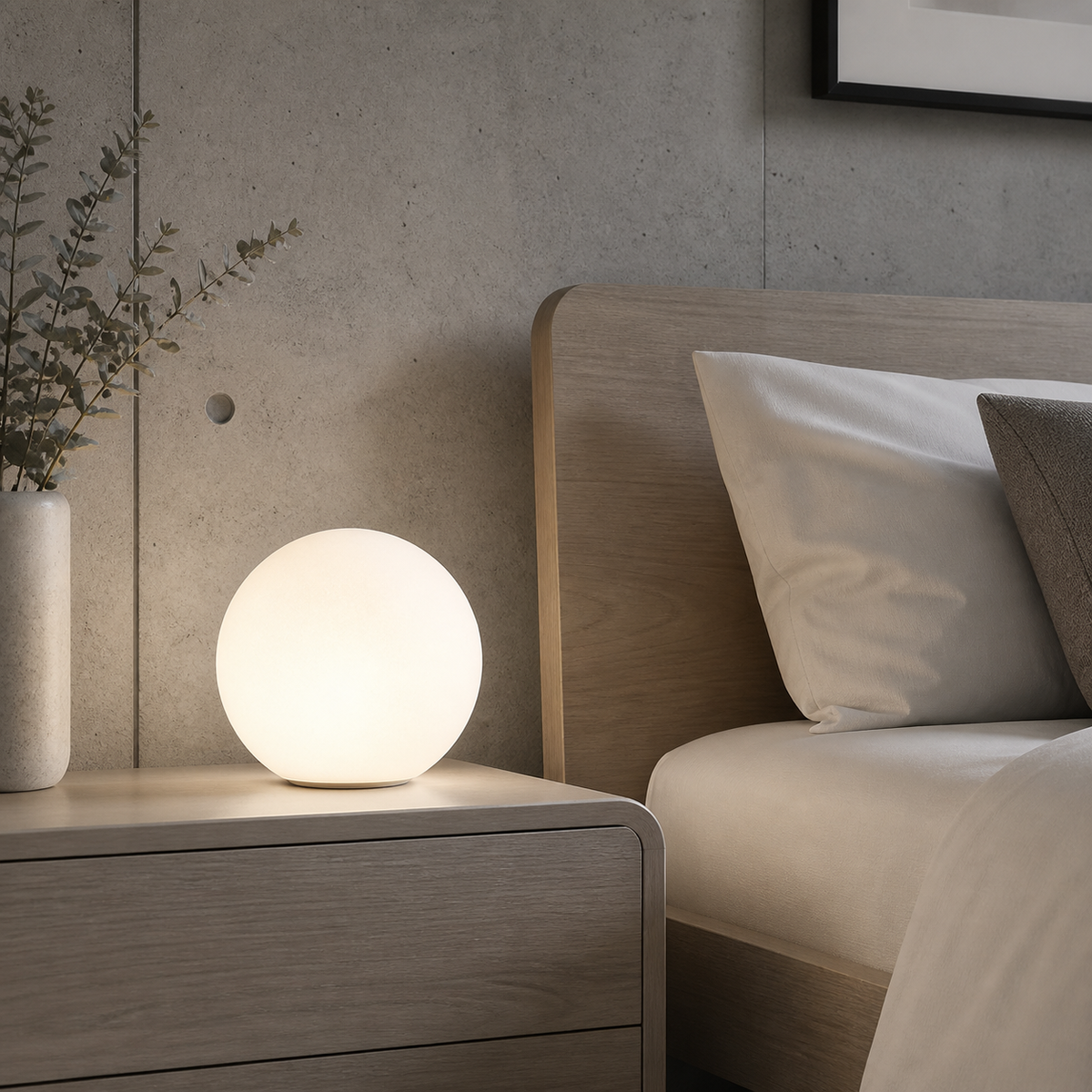 Lampe de chevet sphère