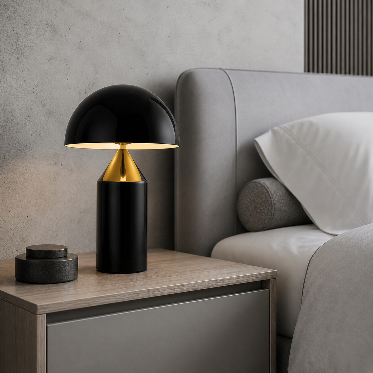 Lampe de chevet haut de gamme design champignon