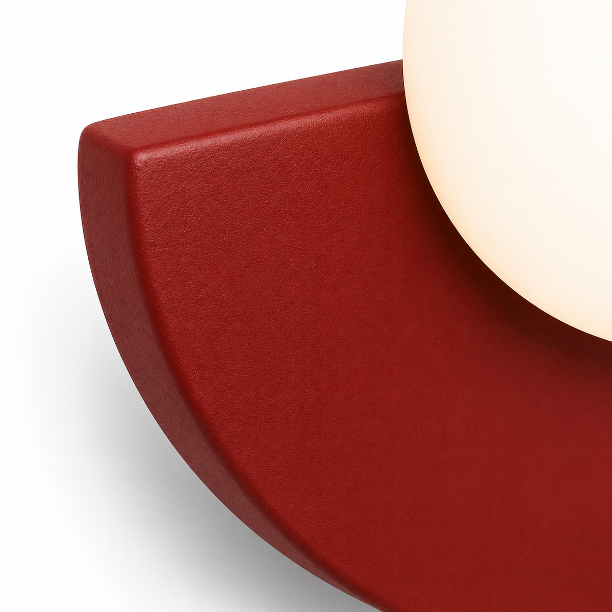 Lampe de chevet demi cercle colorée