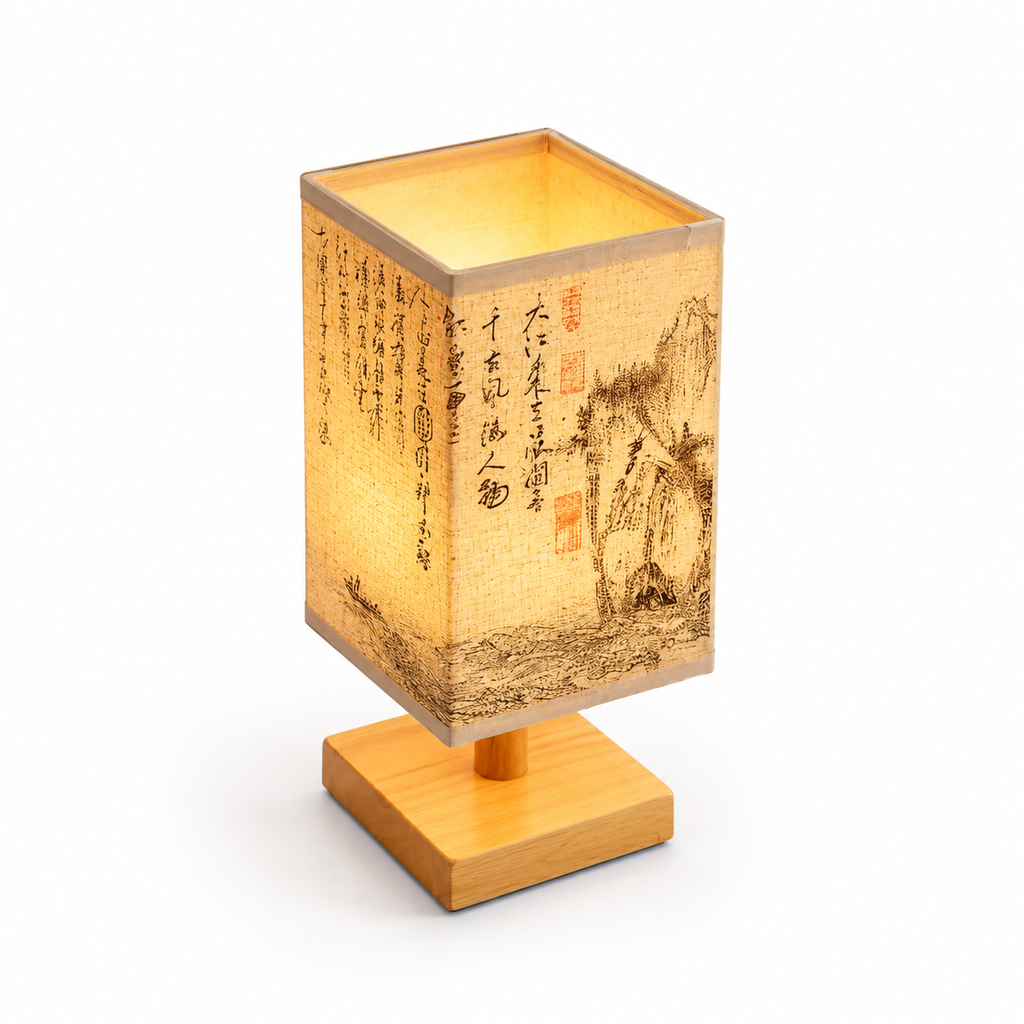 Lampe de chevet design japonais