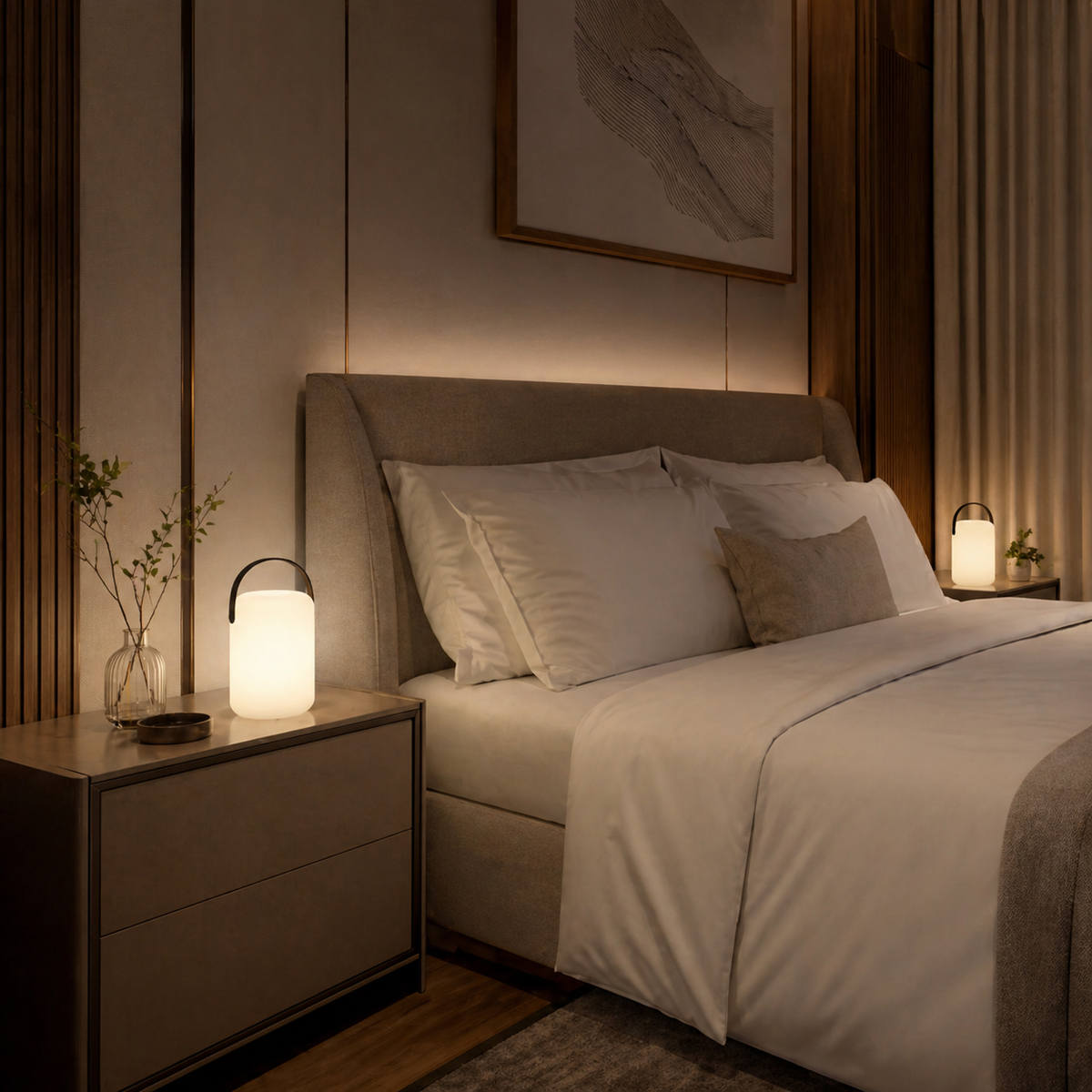 Lampe de chevet portable