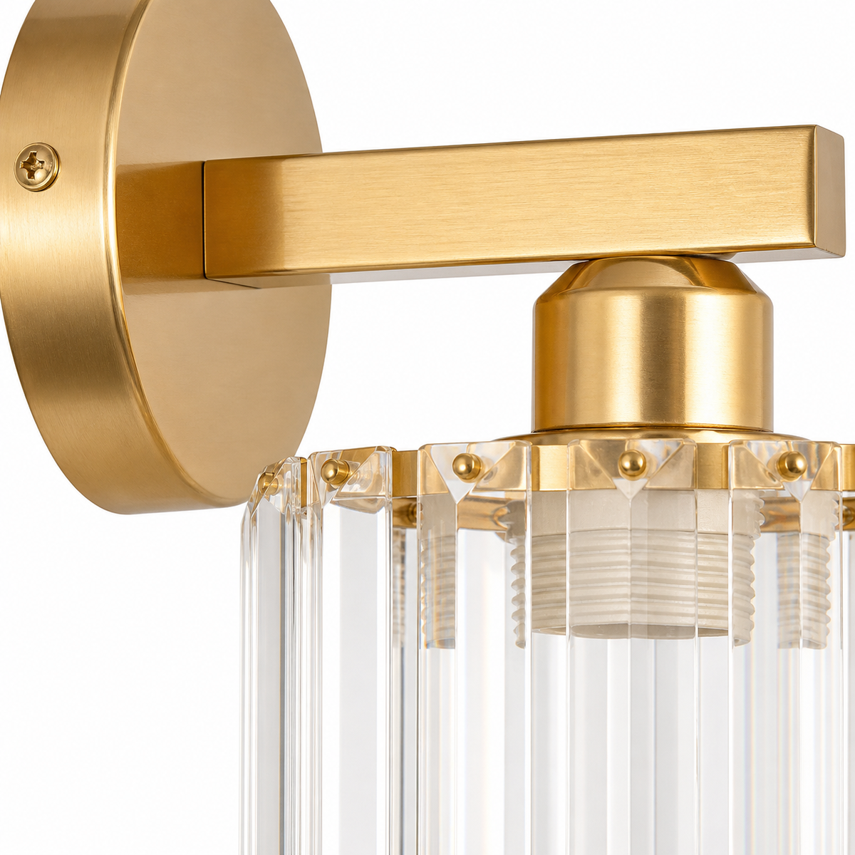 Lampe de chevet murale design verre
