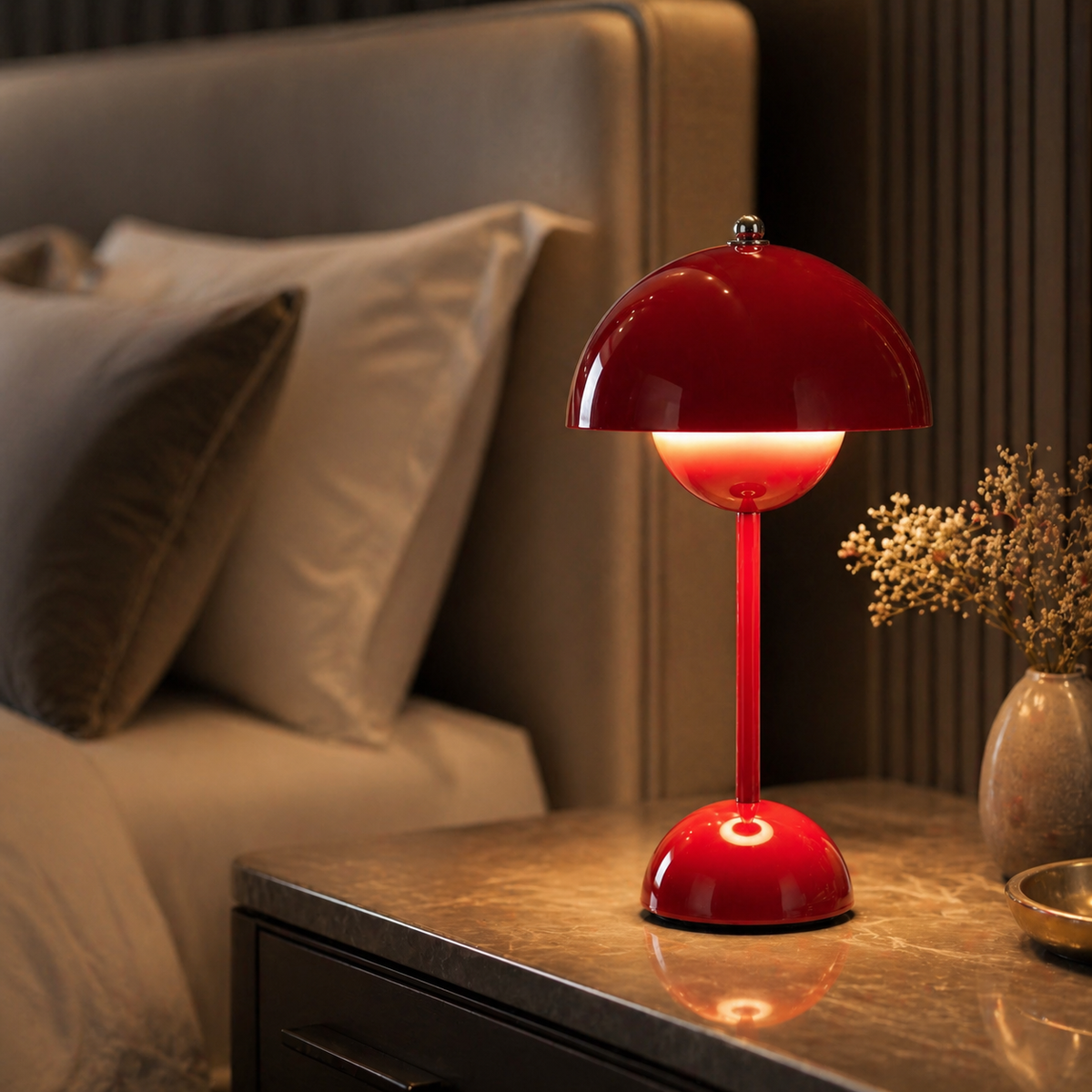 Lampe de chevet sans fil scandinave