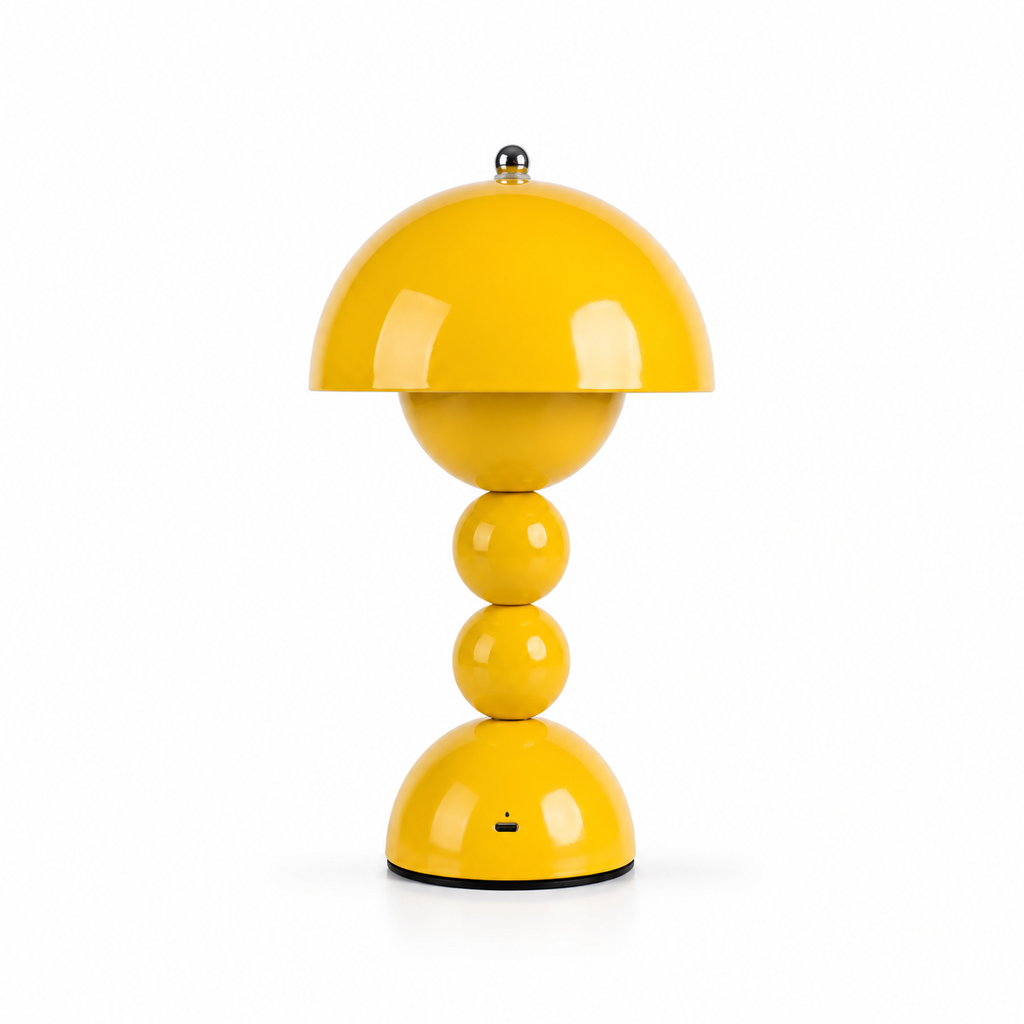 Lampe de chevet design style champignon originale