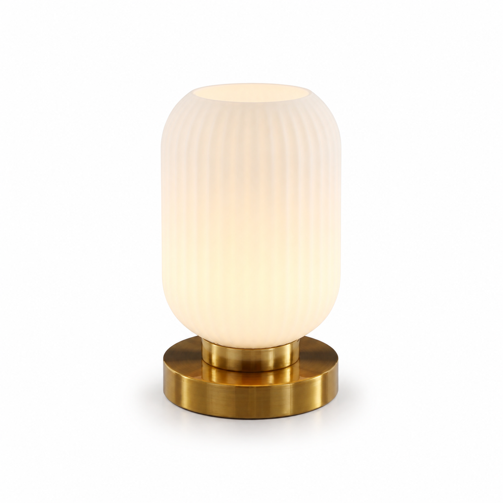 Lampe de chevet design en verre