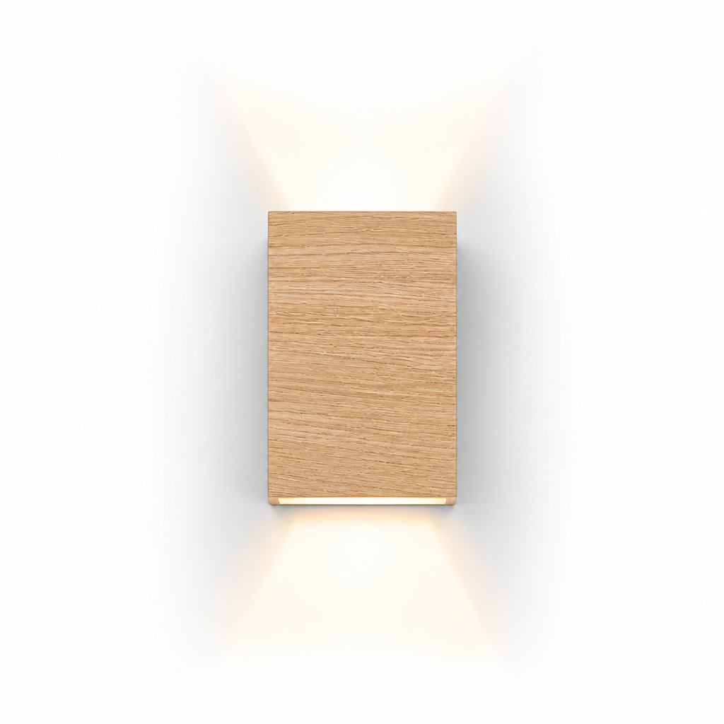 Lampe de chevet murale carré minimaliste