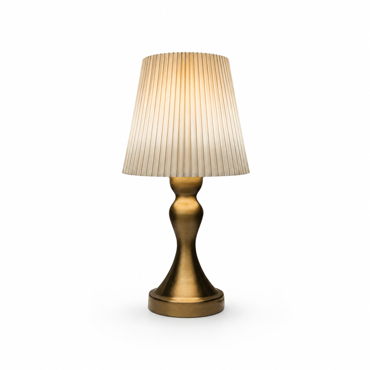lampe de chevet vintage dorée