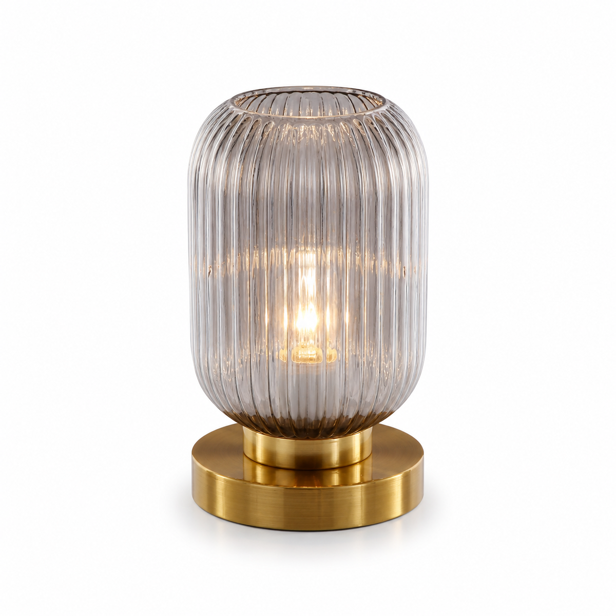 Lampe de chevet design en verre