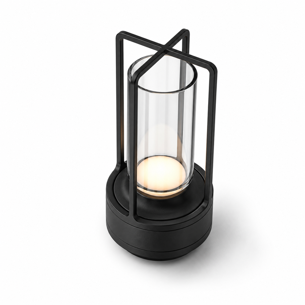 Lampe de chevet lanterne industriel