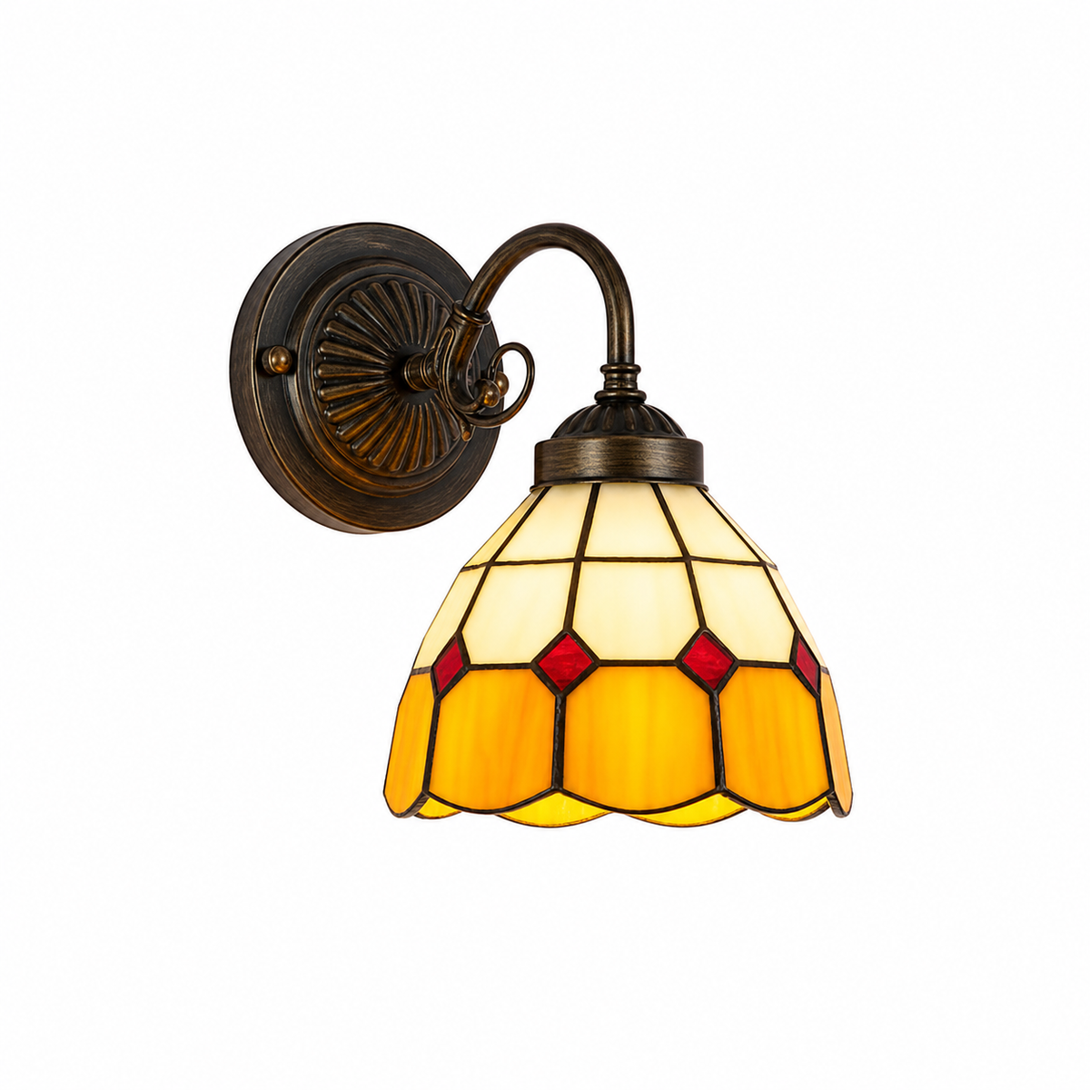 Lampe de chevet vintage colorée