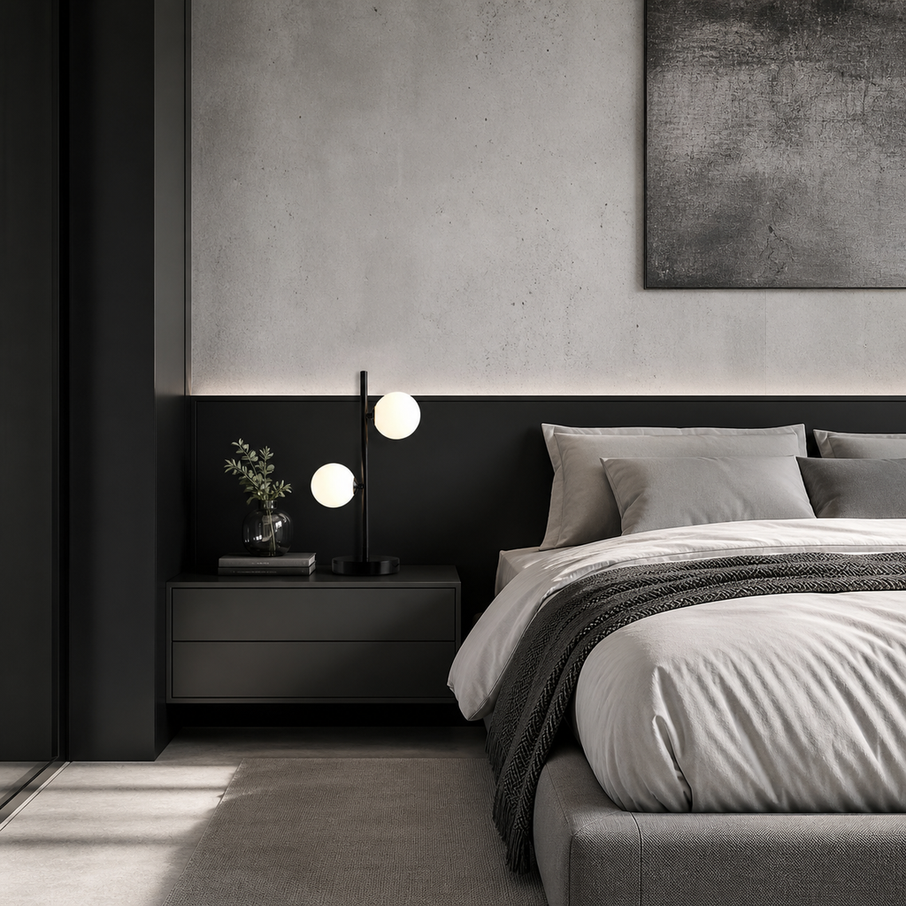 Lampe de chevet design style moderne