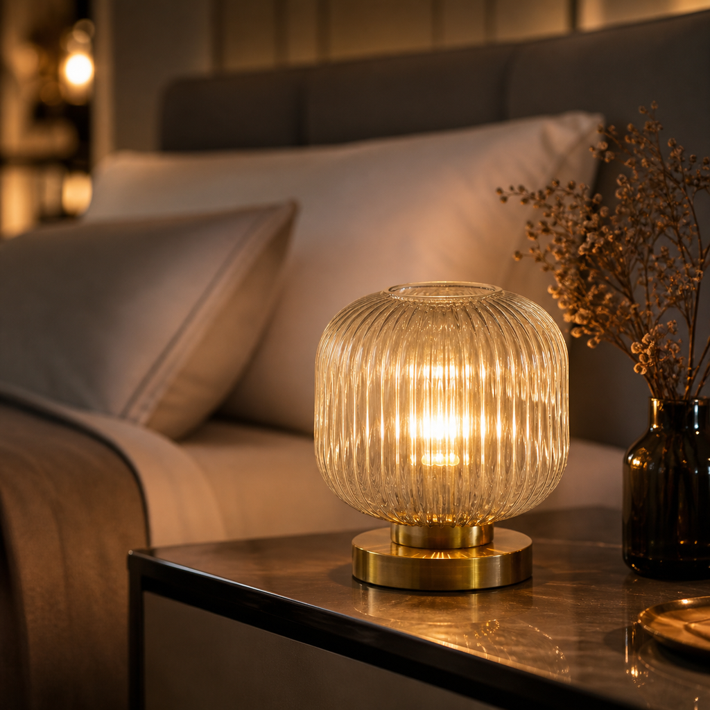 Lampe de chevet design industriel
