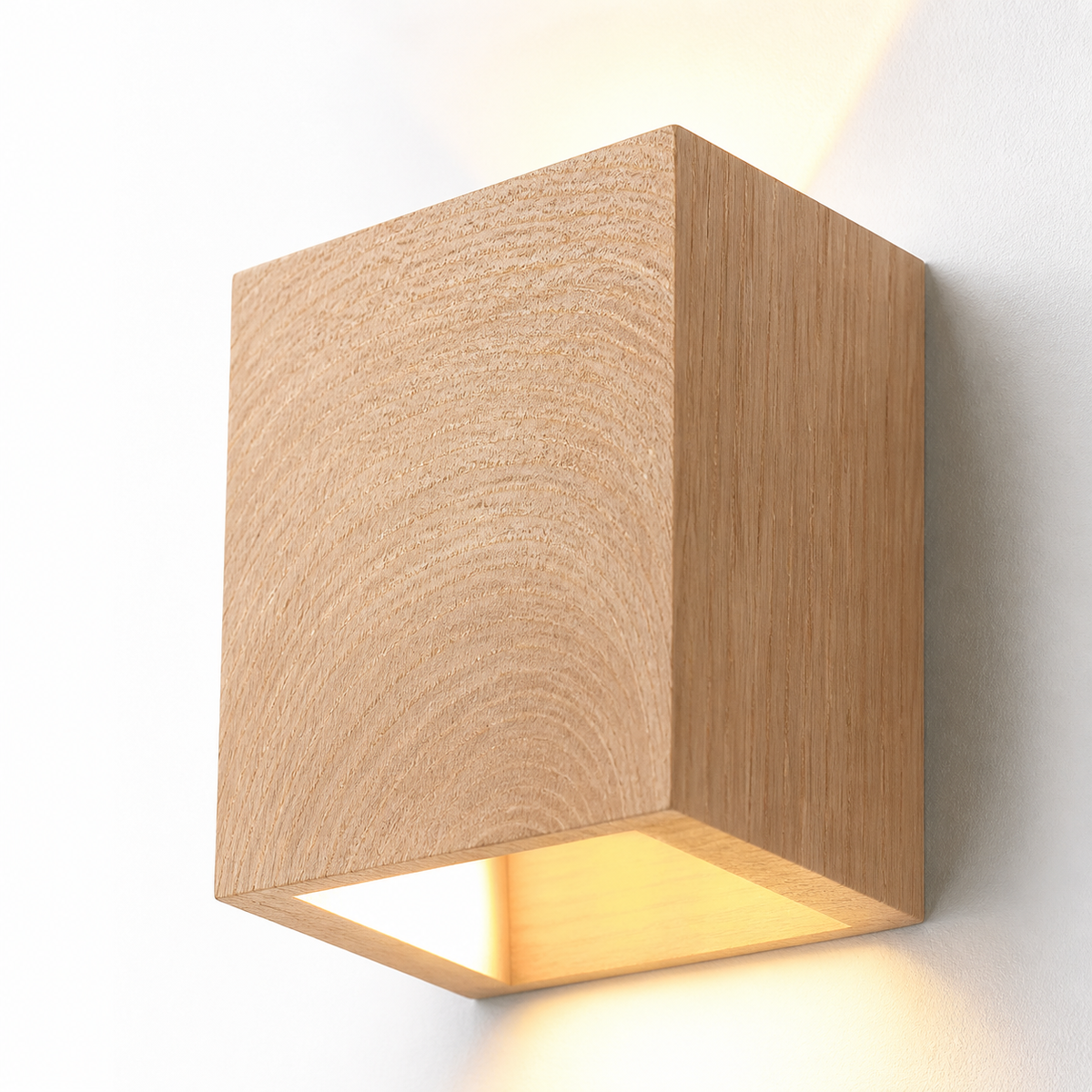 Lampe de chevet murale carré minimaliste