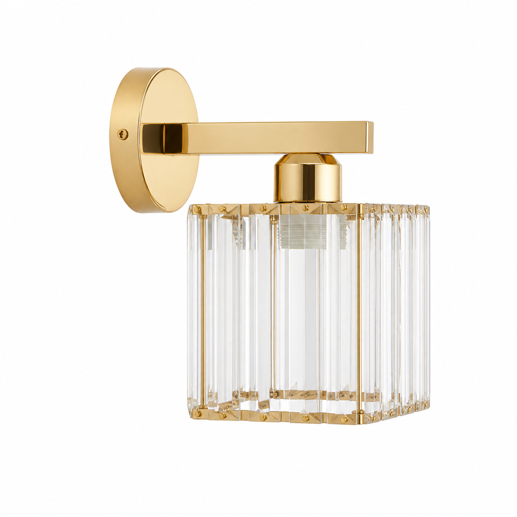 Lampe de chevet murale design verre