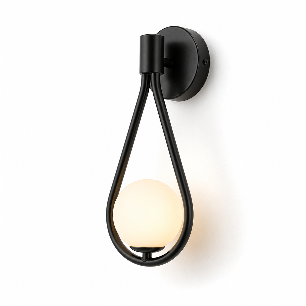 Lampe de chevet murale goute d'eau