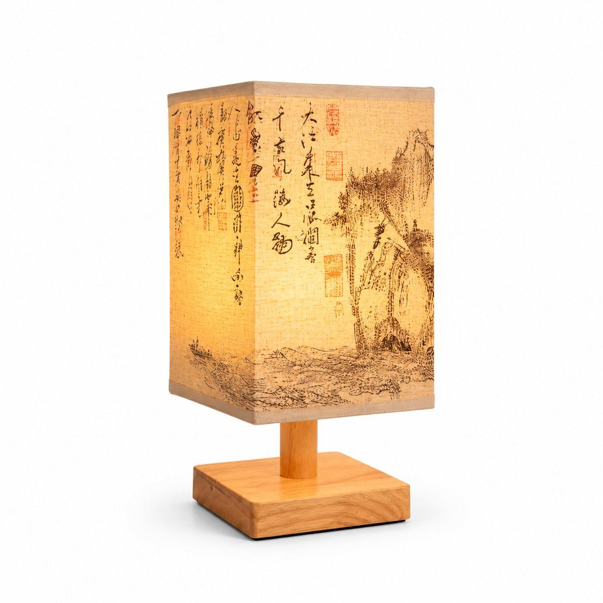 Lampe de chevet design japonais