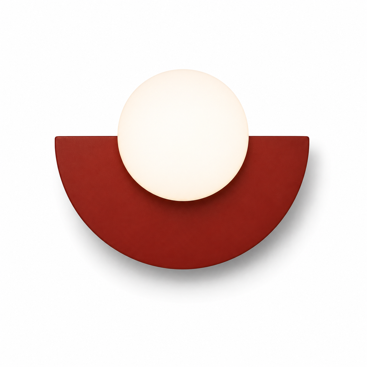 Lampe de chevet demi cercle colorée
