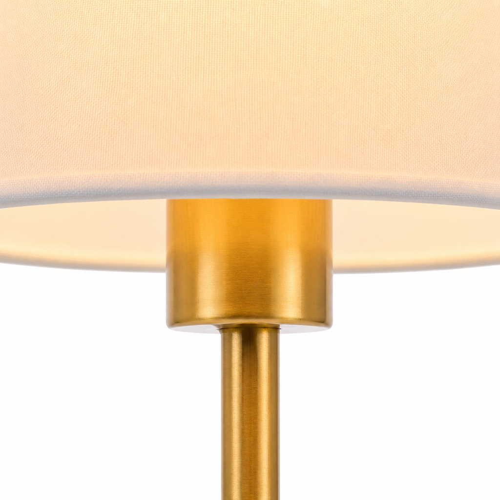 Lampe de chevet classique dorée