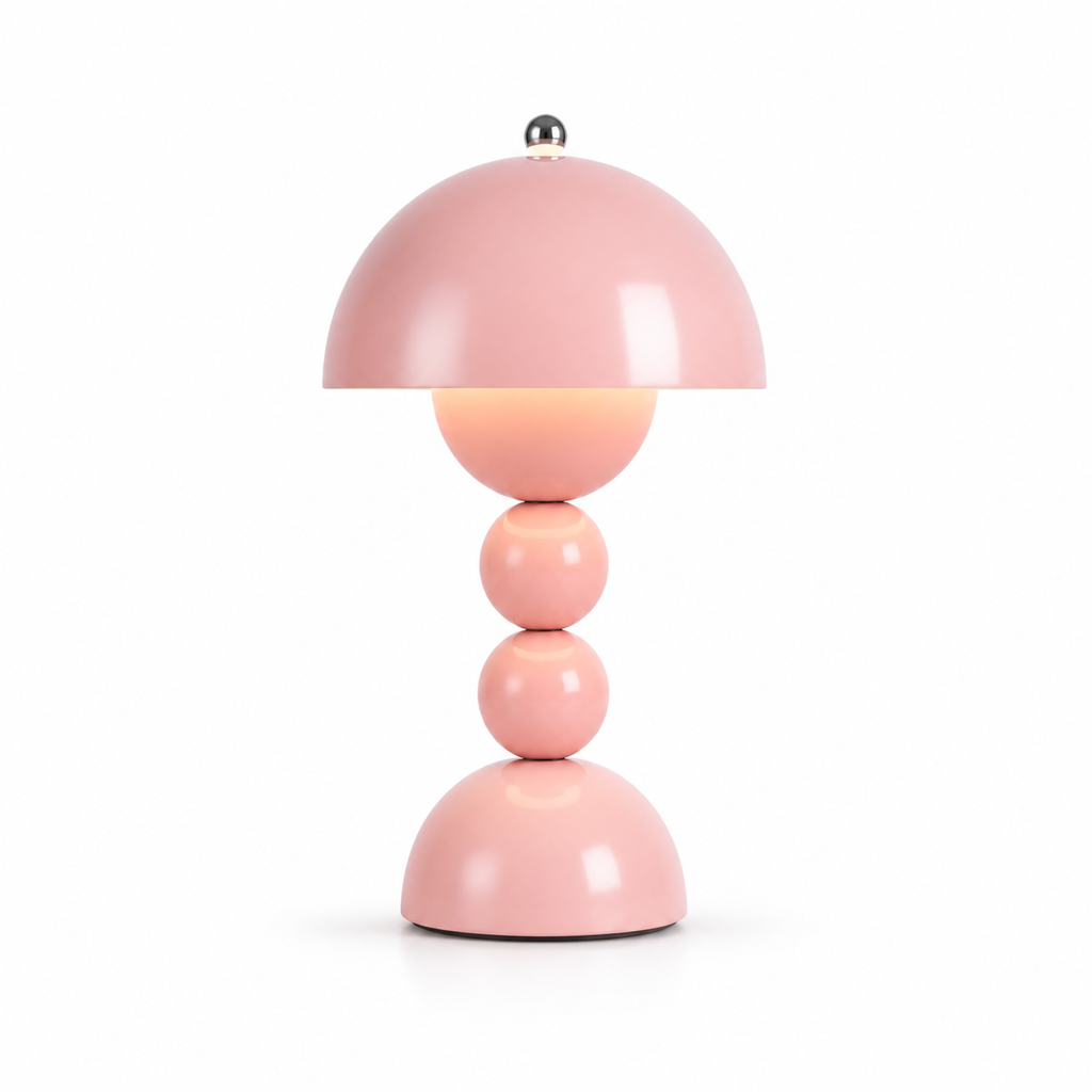 Lampe de chevet design style champignon originale