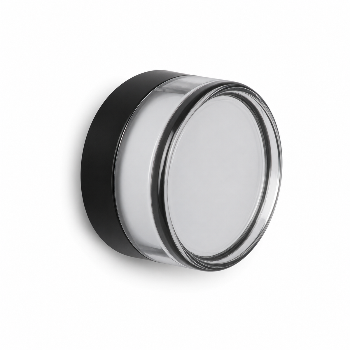Lampe de chevet murale en verre colorée rond