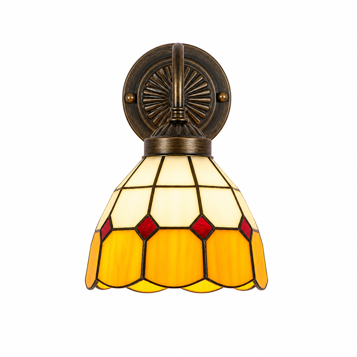 Lampe de chevet vintage colorée