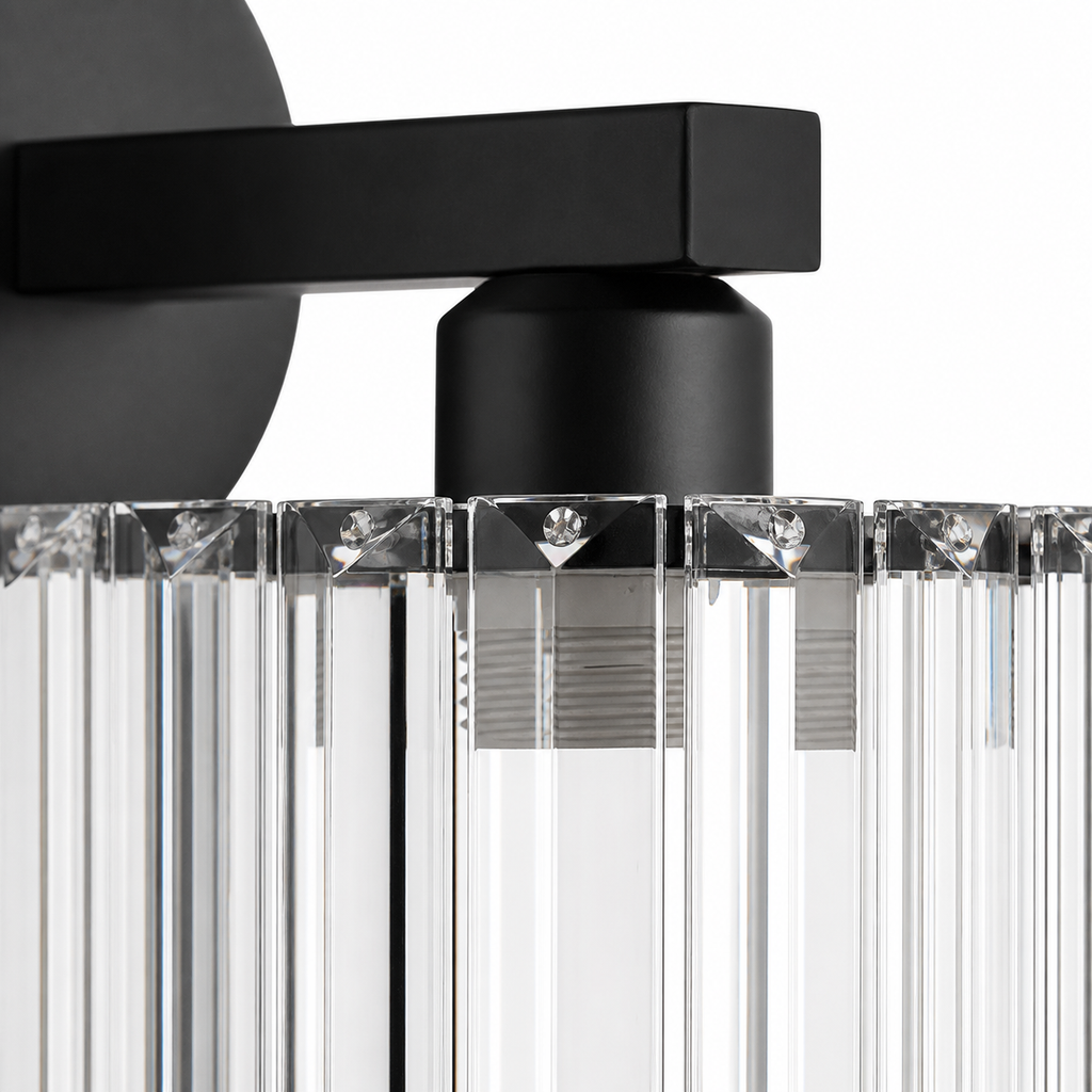 Lampe de chevet murale design verre