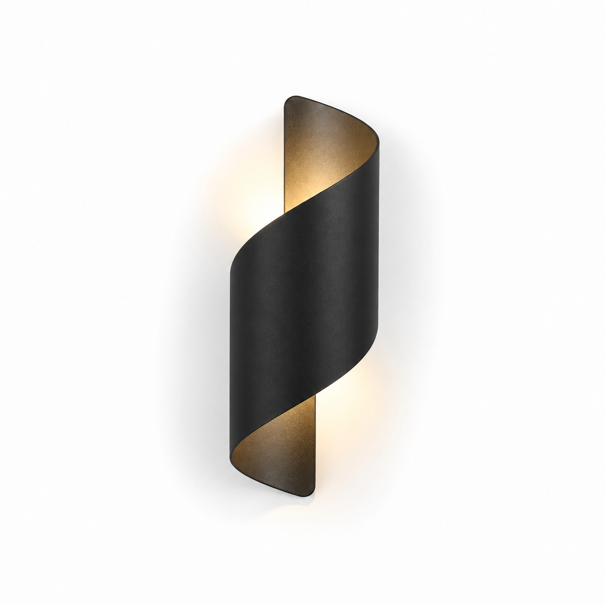 Lampe de chevet murale spirale moderne