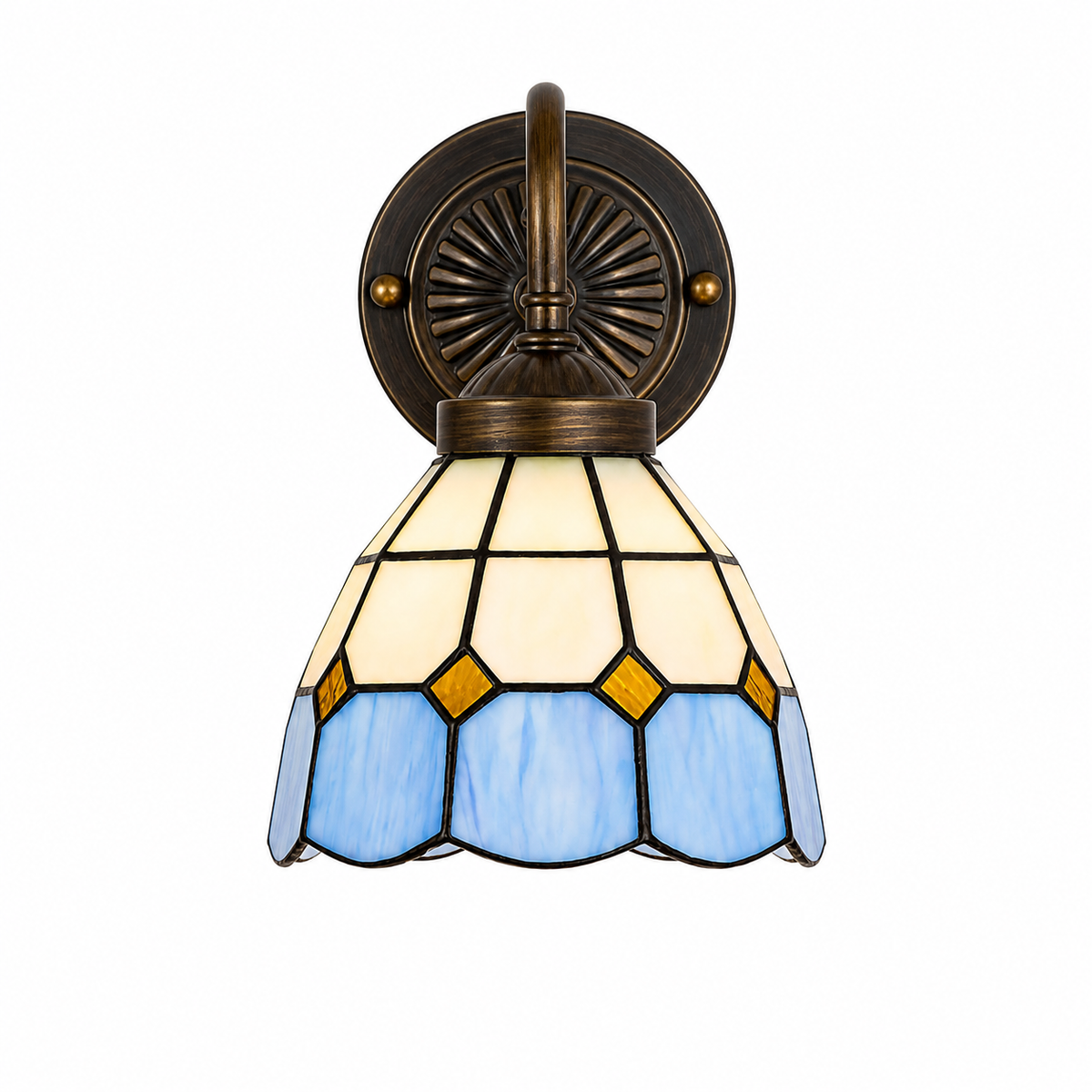 Lampe de chevet vintage colorée